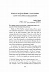 Research paper thumbnail of Pour un cinéma de papier : comment lire Fidélité de Jean Ferry?