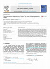 Research paper thumbnail of Socio-economical analysis of Italy: The case of hagiotoponym cities