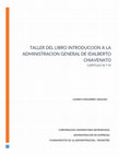 Research paper thumbnail of TALLER N°1 Adalberto Chiavenato