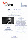 Research paper thumbnail of Marx e il diritto