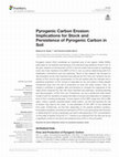 Research paper thumbnail of Citation: Abney RB and Berhe AA (2018) Pyrogenic Carbon Erosion: Implications for Stock and Persistence of Pyrogenic Carbon in Soil. Pyrogenic Carbon Erosion: Implications for Stock and Persistence of Pyrogenic Carbon in Soil