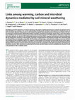 Research paper thumbnail of Links among warming, carbon and microbial dynamics mediated by soil mineral weathering