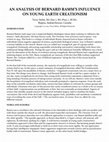 Research paper thumbnail of AN ANALYSIS OF BERNARD RAMM'S INFLUENCE ON YOUNG EARTH CREATIONISM