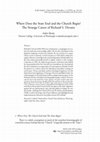 Research paper thumbnail of Where Does the State End and the Church Begin? The Strange Career of Richard S. Devane. Studi Irlandesi: A Journal of Irish Studies, Vol. 9 (2019)