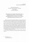 Research paper thumbnail of Discordanze teorico-pratiche nella presentazione di alcune norme grammaticali al livello A1/A2 nelle grammatiche di italiano LS/L2