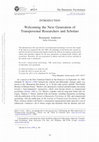 Research paper thumbnail of Welcoming the Next Generation of Transpersonal Researchers and Scholars, INTRO to special issue celebrating  the 50th Anniversary of Transpersonal Psychology