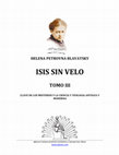 Research paper thumbnail of H.P. Blavatsky Isis sin Velo 3