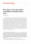 Research paper thumbnail of Dos corpos, a terra: notas sobre a criatividade no trabalho de Rosa Tisoy