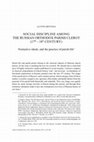 Research paper thumbnail of Social Discipline among the Russian Orthodox Parish Clergy (17 th – 18 th century) – Normative ideals, and the practice of parish life [Cahiers du Monde Russe 58, 2017, no. 3, pp. 303-340]]