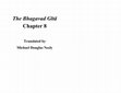 Research paper thumbnail of The Bhagavad Gītā: Chapter 8