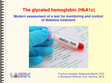 Research paper thumbnail of The glycated hemoglobin (HbA1c). Modern assessment of a test for monitoring and control of diabetes treatment