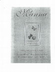 Research paper thumbnail of Featured Poet: Manna (Spring 1994)