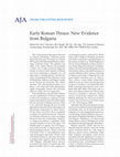 Research paper thumbnail of Review of Ian P. Haynes, et al. Early Roman Thrace: New Evidence from Bulgaria. Journal of Roman Archaeology Supplementary Series 82. Portsmouth. 2011