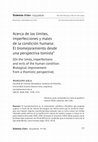 Research paper thumbnail of Acerca de los límites, imperfecciones y males de la condición humana: El biomejoramiento desde una perspectiva tomista* (On the limits, imperfections and evils of the human condition. Biological improvement from a thomistic perspective