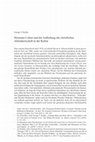 Research paper thumbnail of Hermann Cohen und die Aufhebung der christlichen Alleinherrschaft in der Kultur