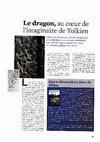 Research paper thumbnail of Le dragon, au cœur de l'imaginaire de Tolkien