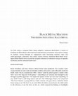 Research paper thumbnail of Black Metal Machine: Theorizing Industrial Black Metal