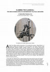 Research paper thumbnail of Mac Sweeney Naoíse (et al.), Claiming the Classical: The Greco-Roman World in Contemporary Political Discourse, in: Council of University Classical Departments Bulletin, 2019, vol. 48, 19 pp. (https://cucd.blogs.sas.ac.uk/files/2019/02/MAC-SWEENEY-ET-AL-Claiming-the-Classical.pdf)