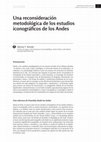 Research paper thumbnail of Una reconsideración metodológica de los estudios iconográficos de los Andes