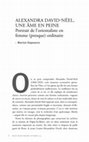 Research paper thumbnail of Alexandra David-Neel, une âme en peine