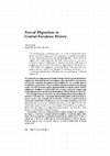 Research paper thumbnail of Forced Migrations in Central European History