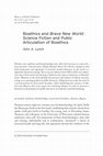 Research paper thumbnail of Bioethics and Brave New World: Science Fiction and Public Articulation of Bioethics