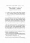 Research paper thumbnail of William Jones (1746-1794): Relating the Original Inhabitants of India to the Other Families of Humanity [A preface to Jones's 11 anniversary discourses, notably the third, "On the Hindus"]