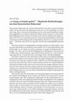 Research paper thumbnail of „A young (wo)man's game?” Skeptische Beobachtungen aus dem theoretischen Ruhestand. Ethnographisch-Archäologische Zeitschrift 56 No. 1-2 (for 2015), 2018. 27-30.