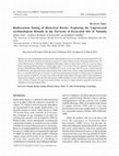 Research paper thumbnail of Radiocarbon Dating of Historical Bricks: exploring the unprotected archaeological mounds in the environs of excavated site of Nalanda