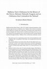 Research paper thumbnail of Rabbenu Tam's Ordinance for the Return of the Dowry: Between Talmudic Exegesis and an Ordinance that Contradicts the Talmud