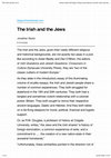 Research paper thumbnail of Sheldon Kirshner. Review of "Irish Questions and Jewish Questions: Crossovers in Culture". Times of Israel (January, 2020)