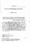 Research paper thumbnail of Afterword: Working in an Ecotone