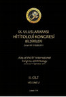 Research paper thumbnail of 2019: Some Observations on the Prism KBo 1.18”, in Y. Hazırlayan / A.Süel (Eds.), Acts of the IXth Hittitology Congress, Çorum 2014/ IX. Uluslararası Hititoloji Kongresi Bildirileri, Çorum 08-14 eylül, 2014.