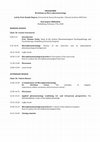 Research paper thumbnail of PROGRAMME Workshop on Micro-phenomenology