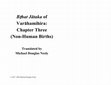 Research paper thumbnail of Bṛhat Jātaka of Varāhamihira Chapter Three: Non-Human Births