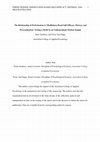 Research paper thumbnail of The Relationship of Perfectionism to Mindfulness-Based Self-Efficacy, Distress, and Procrastination: Testing a Model in an Undergraduate Student Sample