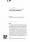 Research paper thumbnail of Levent Şentürk - Towards a (non-) Theory of the Architectural Palimpsests - 2018