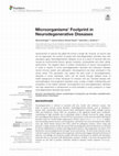 Research paper thumbnail of Microorganisms' Footprint in Neurodegenerative Diseases