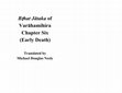 Research paper thumbnail of Bṛhat Jātaka of Varāhamihira Chapter Six: Early Death