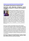 Research paper thumbnail of Alparslan Acikgenc-Social Thought is Rooted in Cultural and Religious Tradition