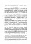 Research paper thumbnail of TURISMO Y DESARROLLO ECONÓMICO: CONCEPTO, EVOLUCIÓN Y VIGENCIA