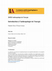 Research paper thumbnail of Ortar, N. &  Loloum , T. (2019) "Introduction à l’anthropologie de l’énergie", Lectures anthropologiques [En ligne], 2019|5 Anthropologie de l'énergie