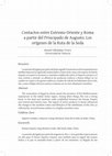 Research paper thumbnail of Contactos entre Extremo Oriente y Roma a partir del Principado de Augusto. Los orígenes de la Ruta de la Seda