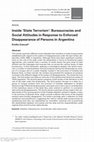 Research paper thumbnail of Inside 'State Terrorism': Bureaucracies and Social Attitudes in Response to Enforced Disappearance of Persons in Argentina