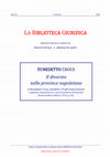 Research paper thumbnail of Benedetto Croce, Il divorzio nelle province napoletane (Aneddoti e Profili Settecenteschi, 1914)