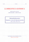 Research paper thumbnail of Pietro De Francisci, Dogmatica e storia nell’educazione giuridica (1923)