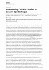 Research paper thumbnail of Review of M.T. Dinter, Anatomizing Civil War: Studies in Lucan's Epic Technique, Ann Arbor 2012, in: BMCR 2014.03.22