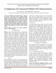 Research paper thumbnail of Comparison of Concurrent Mobile OS Characteristics