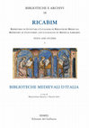 Research paper thumbnail of RICABIM. Biblioteche medievali d'Italia