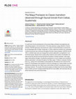 Research paper thumbnail of The Maya Preclassic to Classic transition observed through faunal trends from Ceibal, Guatemala (Sharpe et al. 2020)